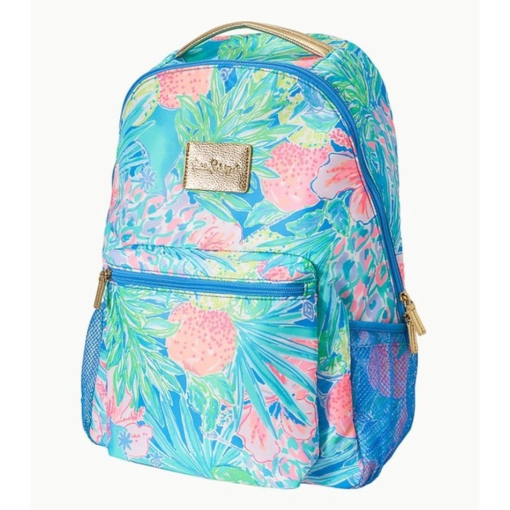 Lilly Pulitzer Bahia Backpack Swizzle in Euc